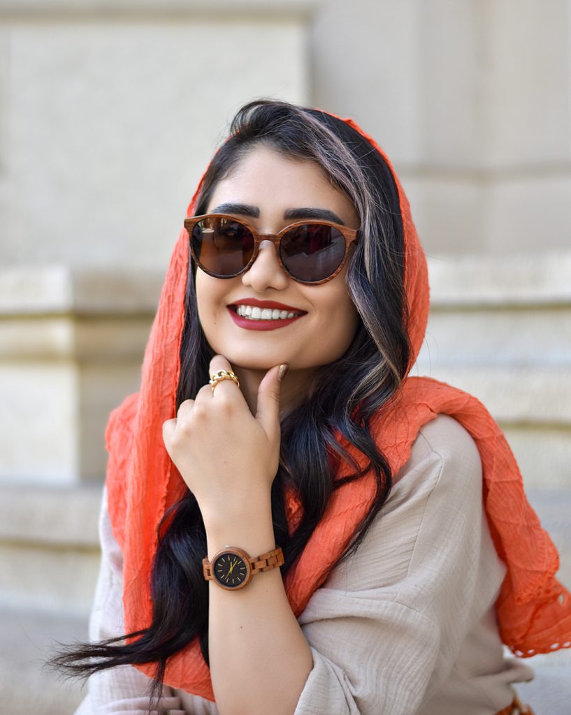 عینک چوبی دستساز