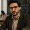 عینک طبی مردانه و زنانه مدل هیرش ساخته شده از چوب طبیعی گردو با طراحی باریک و رسمی